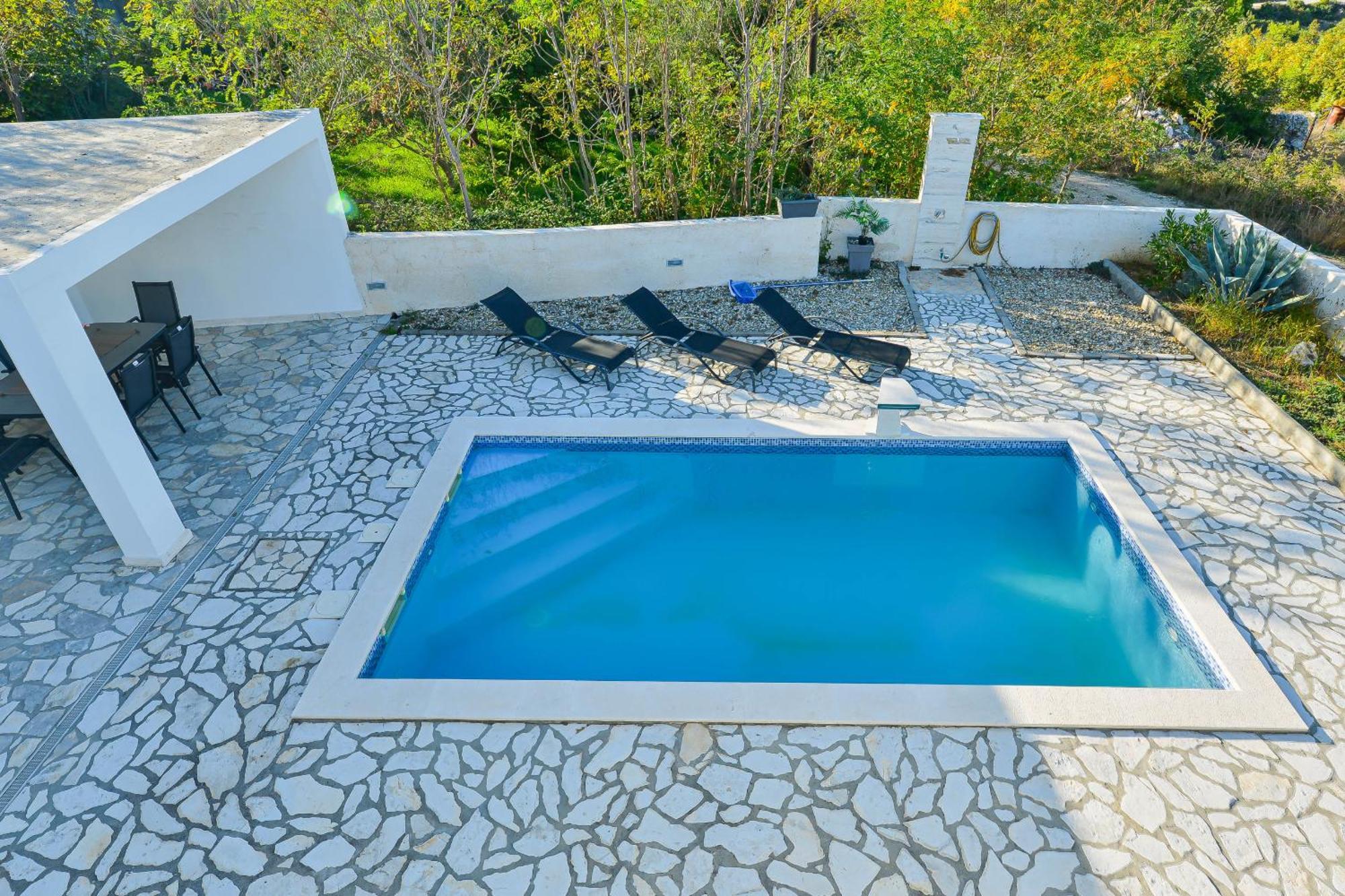 Villa Anna With Pool, Zadar County Vinjerac Eksteriør bilde
