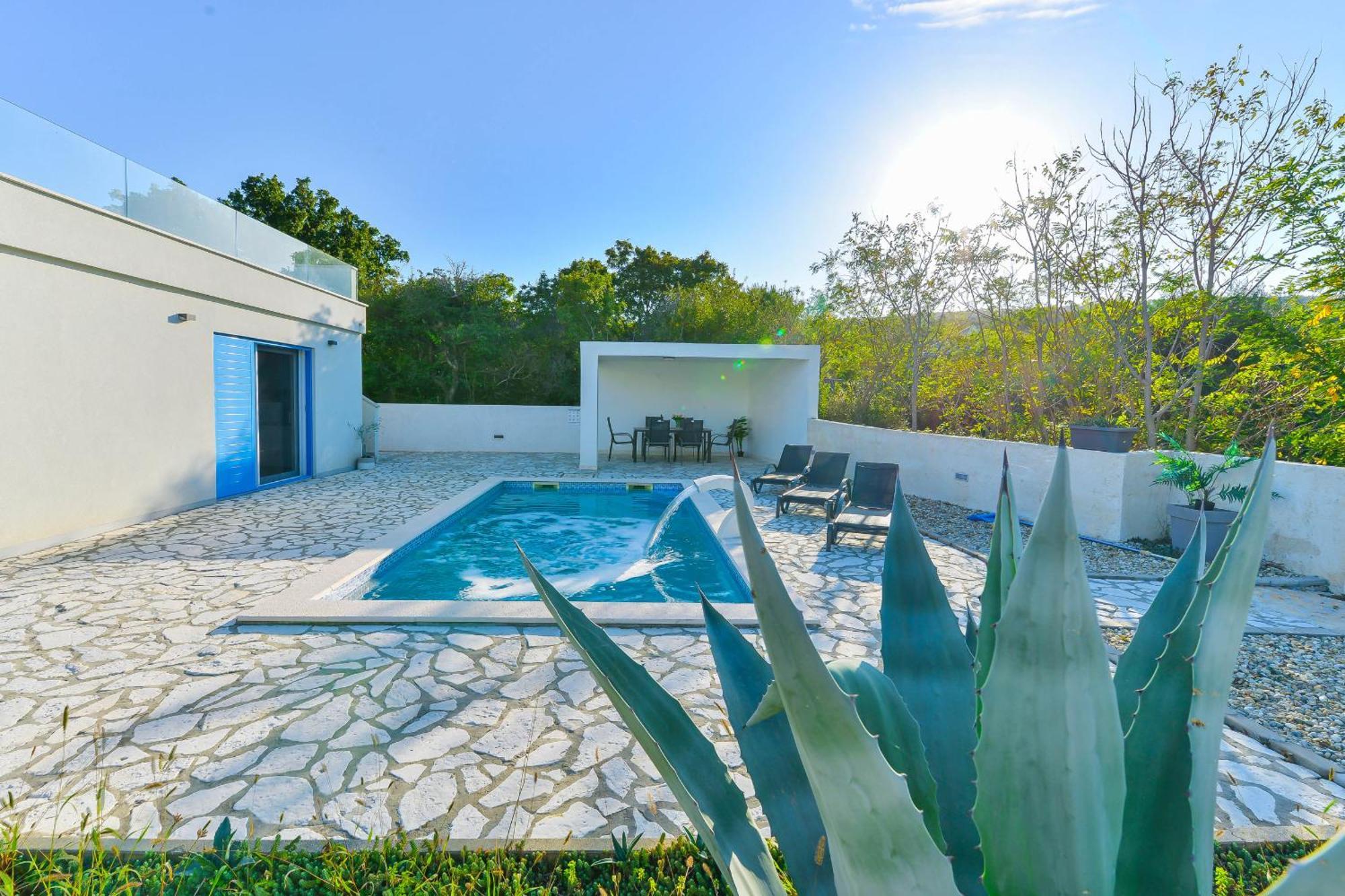 Villa Anna With Pool, Zadar County Vinjerac Eksteriør bilde