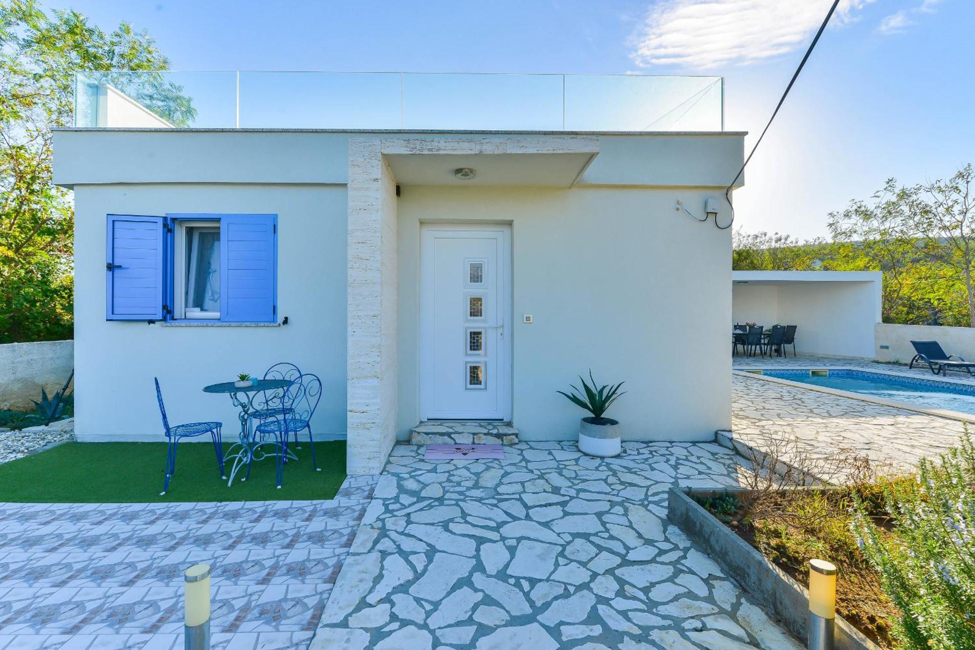 Villa Anna With Pool, Zadar County Vinjerac Eksteriør bilde
