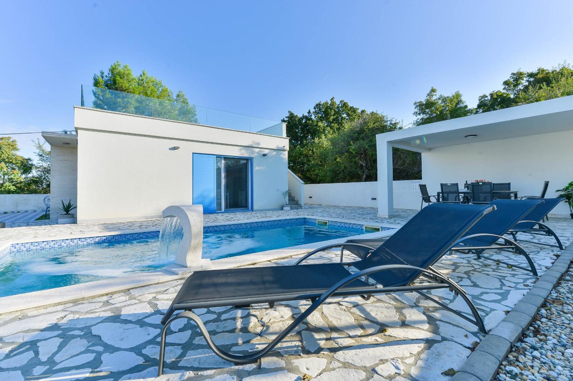 Villa Anna With Pool, Zadar County Vinjerac Eksteriør bilde